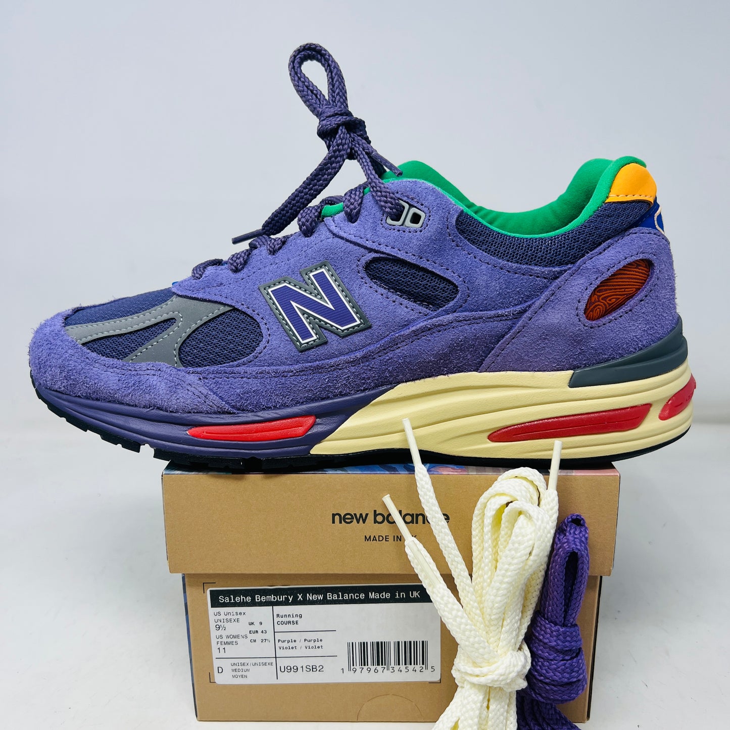 New Balance 991v2 MiUK Salehe Bembury Colors Be The Palette