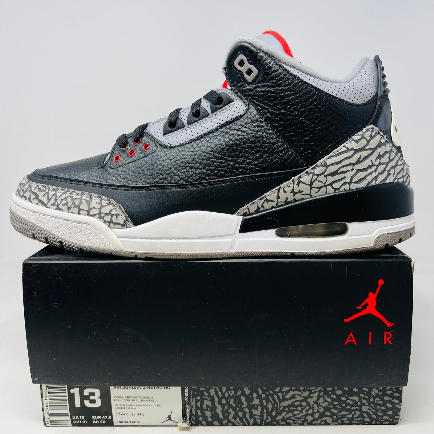 Jordan 3 Retro Black Cement (2018)
