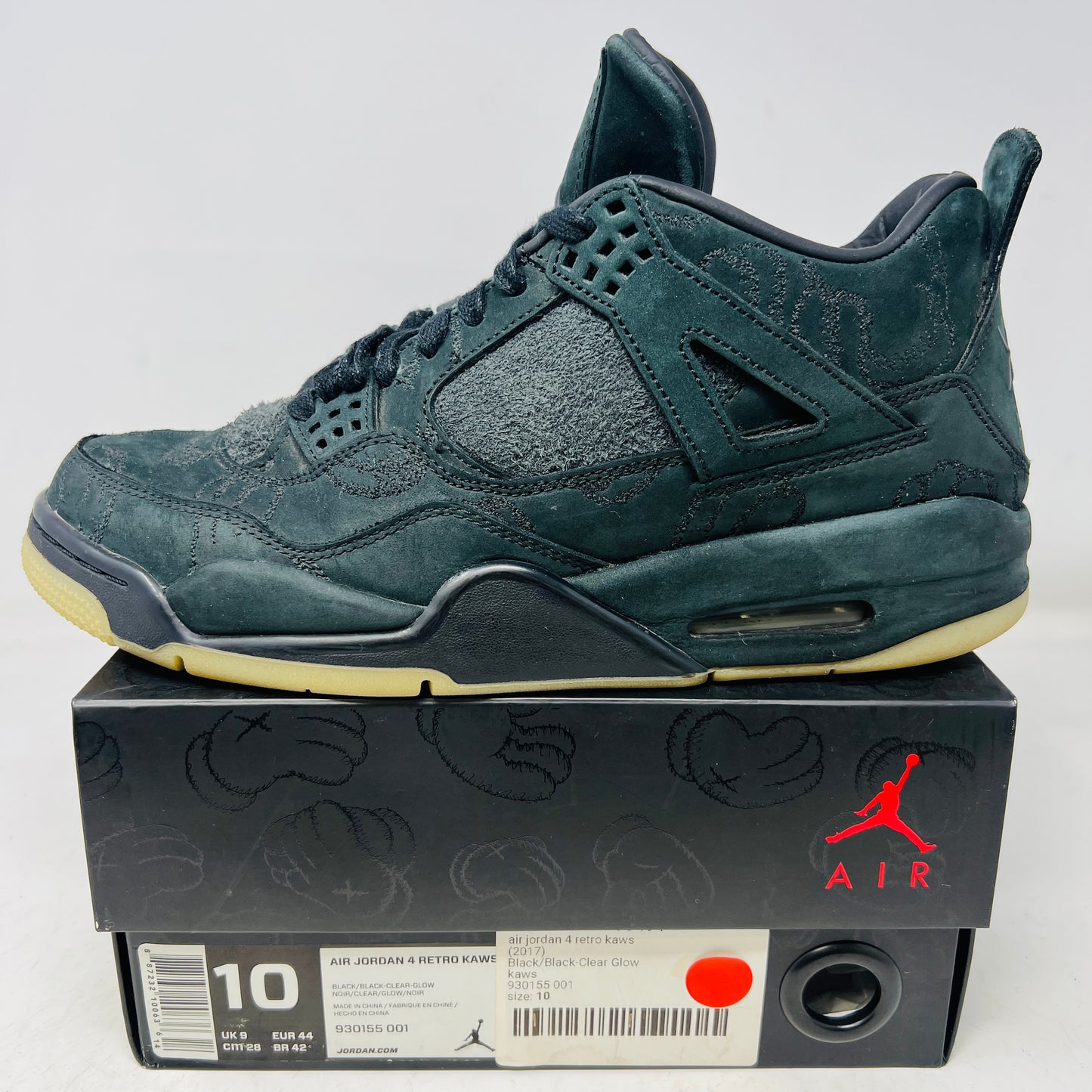 Jordan 4 Retro Kaws Black