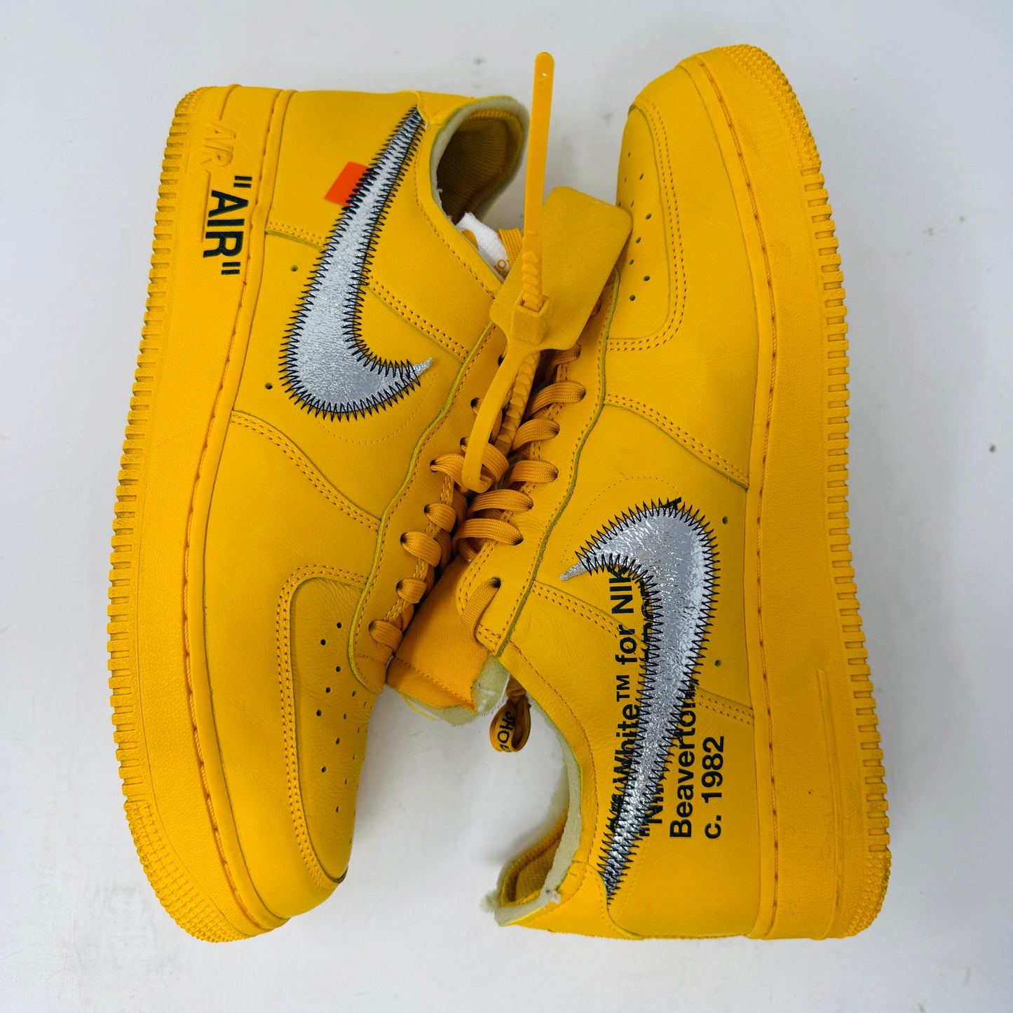 Nike Air Force 1 Low Off-White ICA University Gold