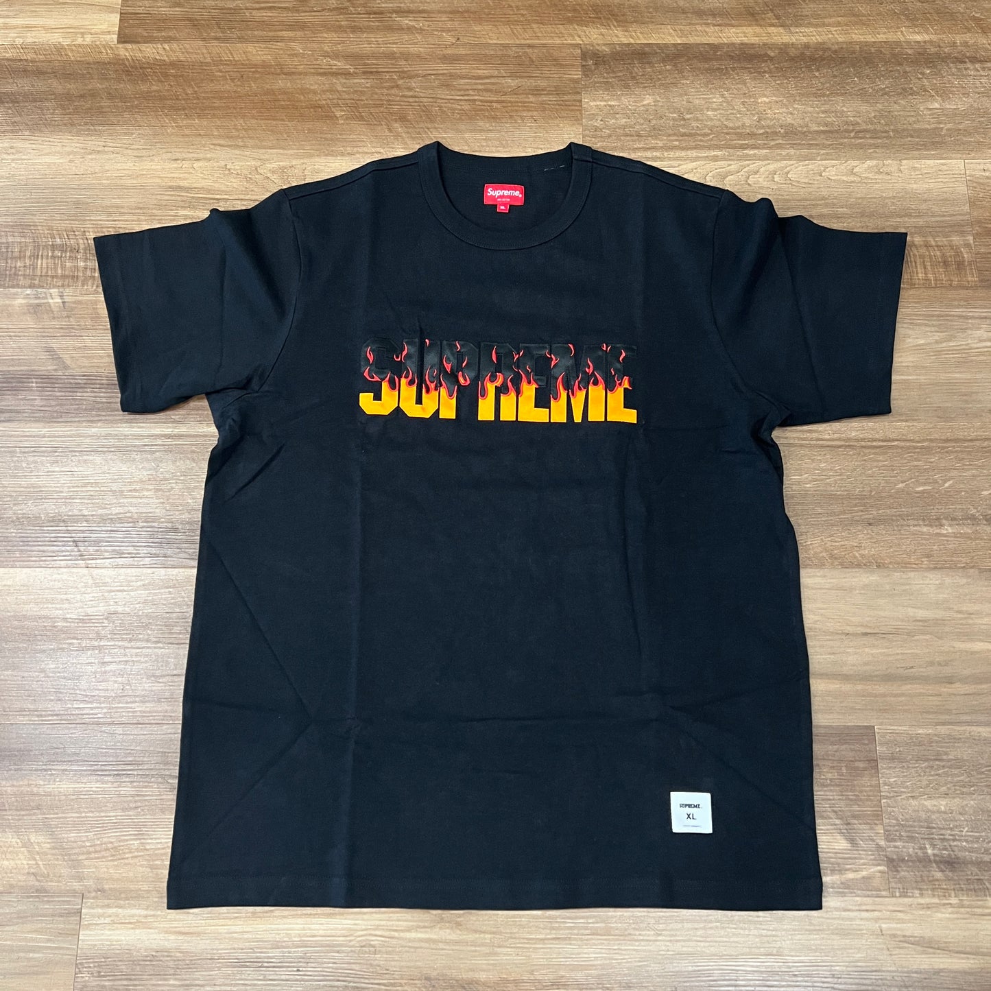 Supreme Flames S/S Top Black