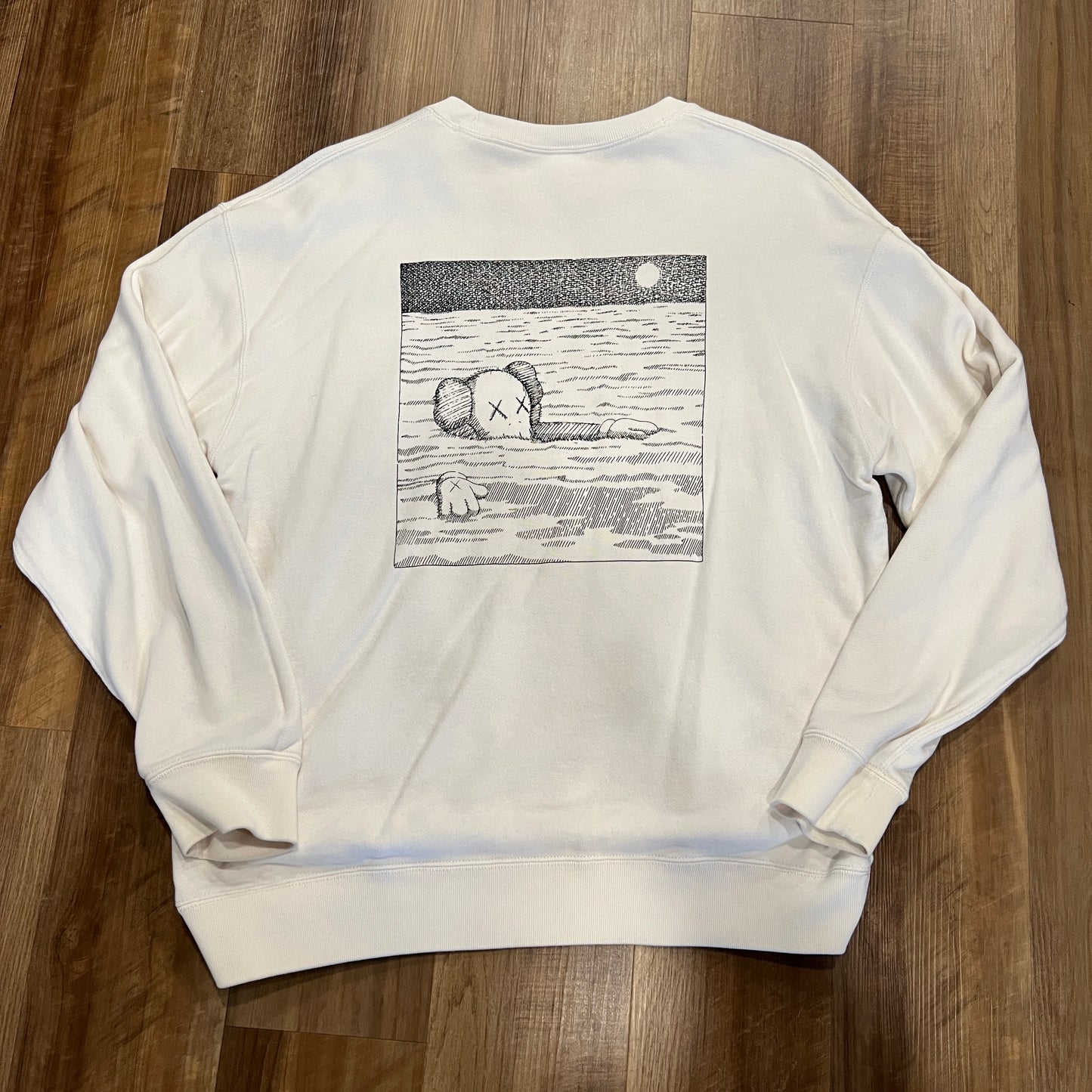 Kaws UT Phaidon White Sweatshirt Long Sleeve