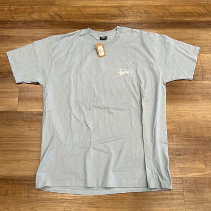 Stussy Basic Logo Tee 'Baby Blue'