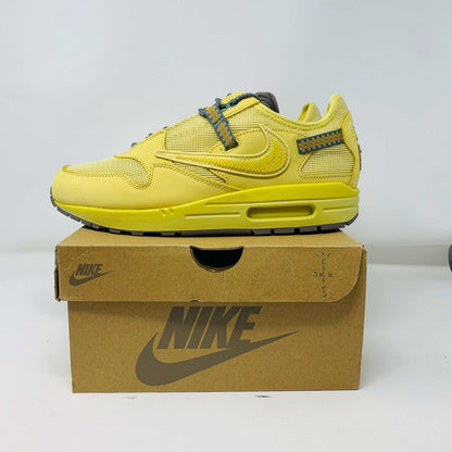 Nike Air Max 1 Travis Scott Cactus Jack Saturn Gold sneakers brand new with box and extra laces 2022