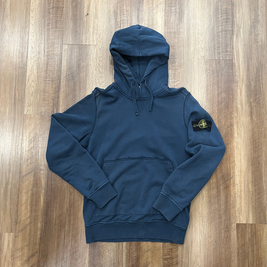 Stone Island Patch Hoodie 'Cobalt Blue'