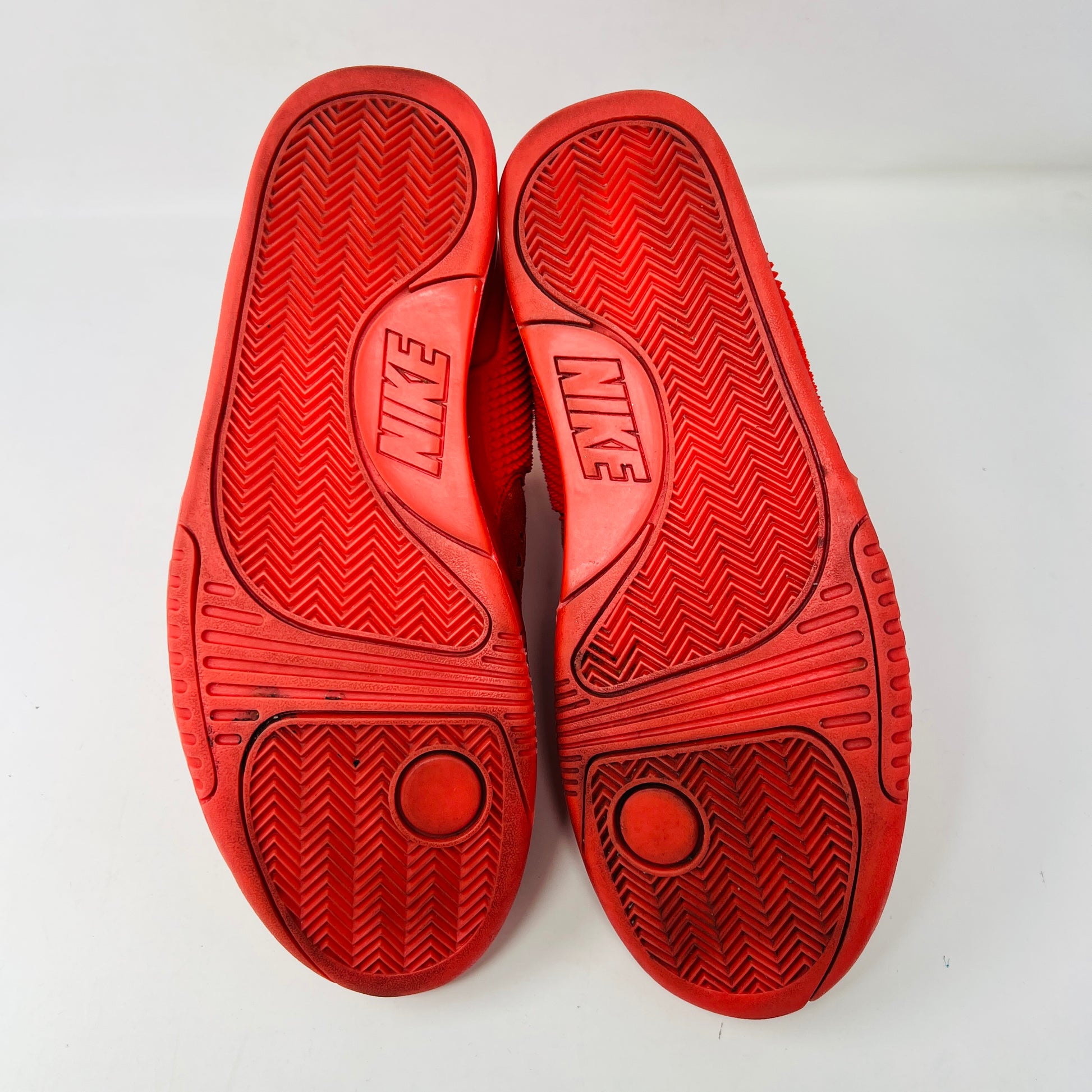 Nike Air Yeezy 2 Red October sneakers, slightly worn, 2014, with dust bag and lace locks.