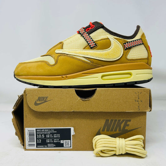 Nike Air Max 1 Travis Scott Cactus Jack Wheat Lemon Drop