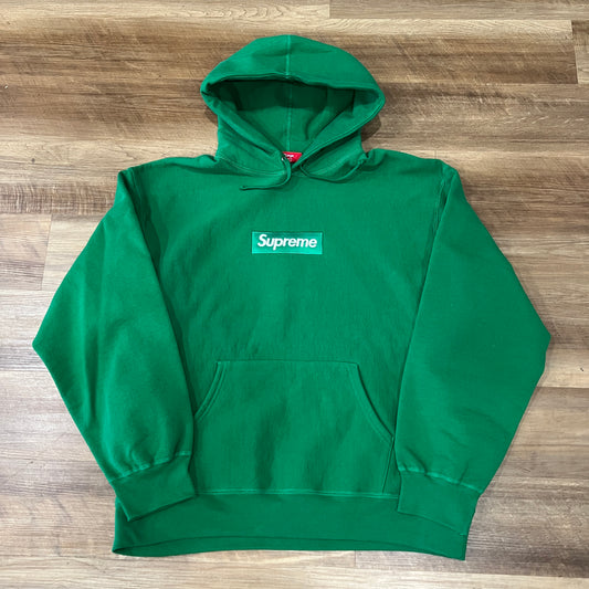 Supreme Box Logo Hooded Sweatshirt Sweatshirt (FW24) Green