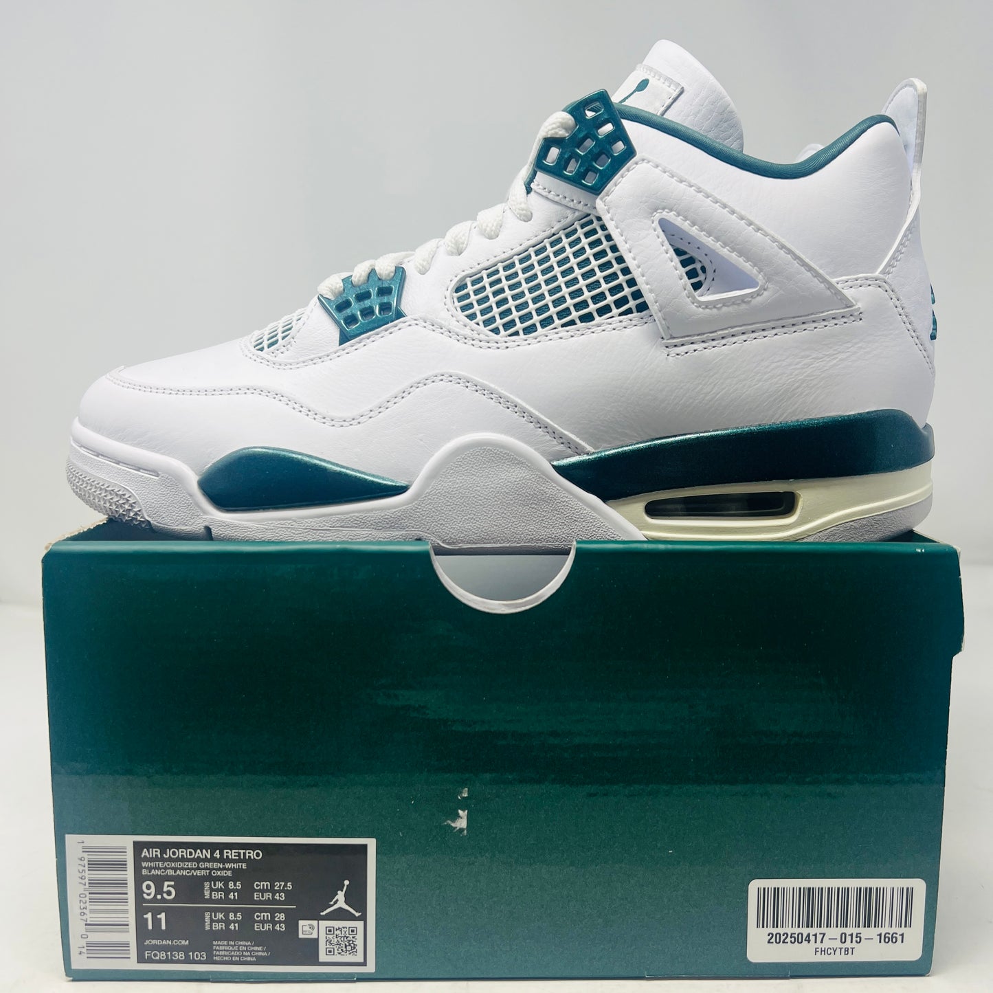 Jordan 4 Retro Oxidized Green
