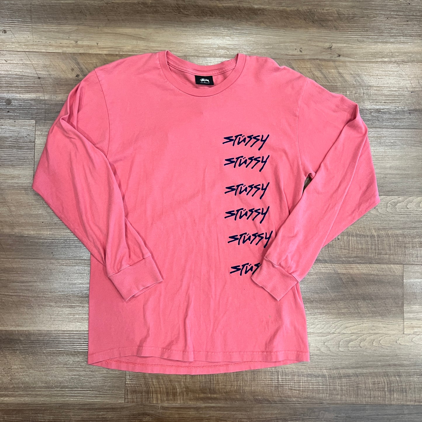 Stussy Stacked Logo Long-sleeved T-Shirt