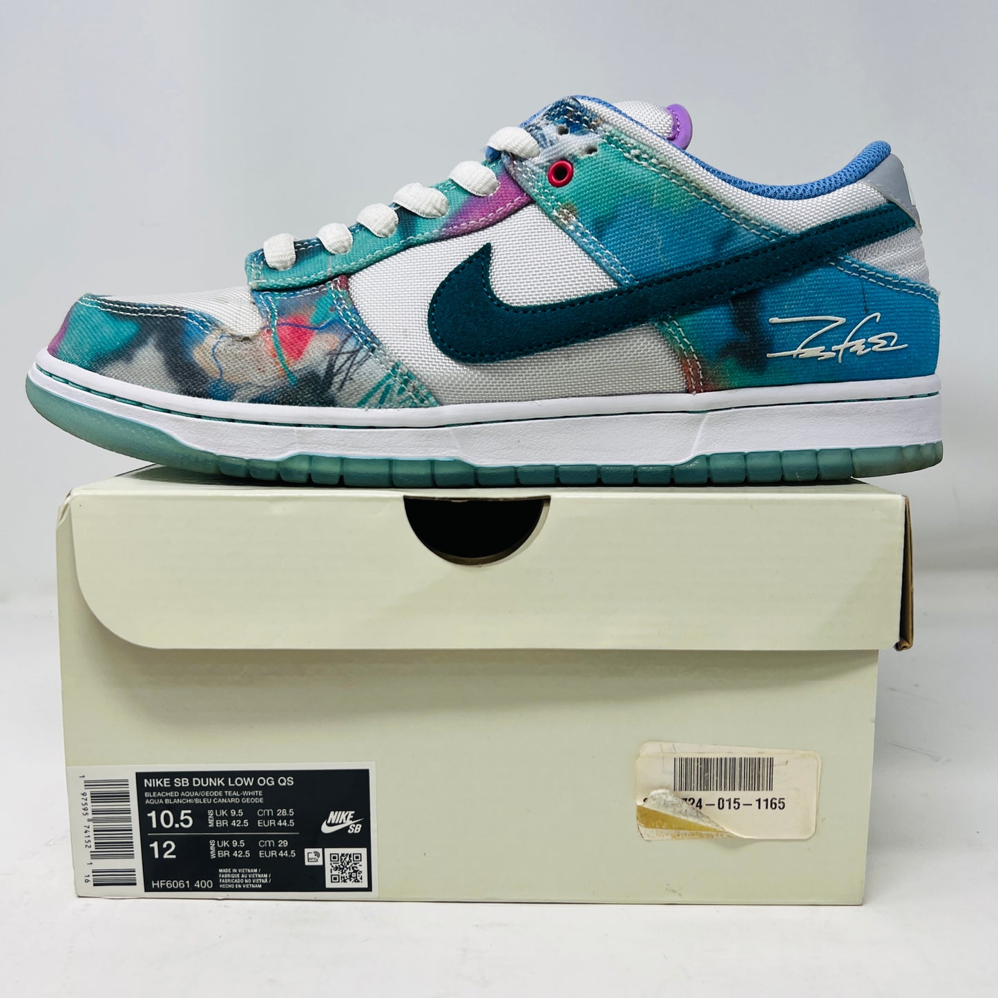 Nike SB Dunk Low Futura Laboratories Bleached Aqua
