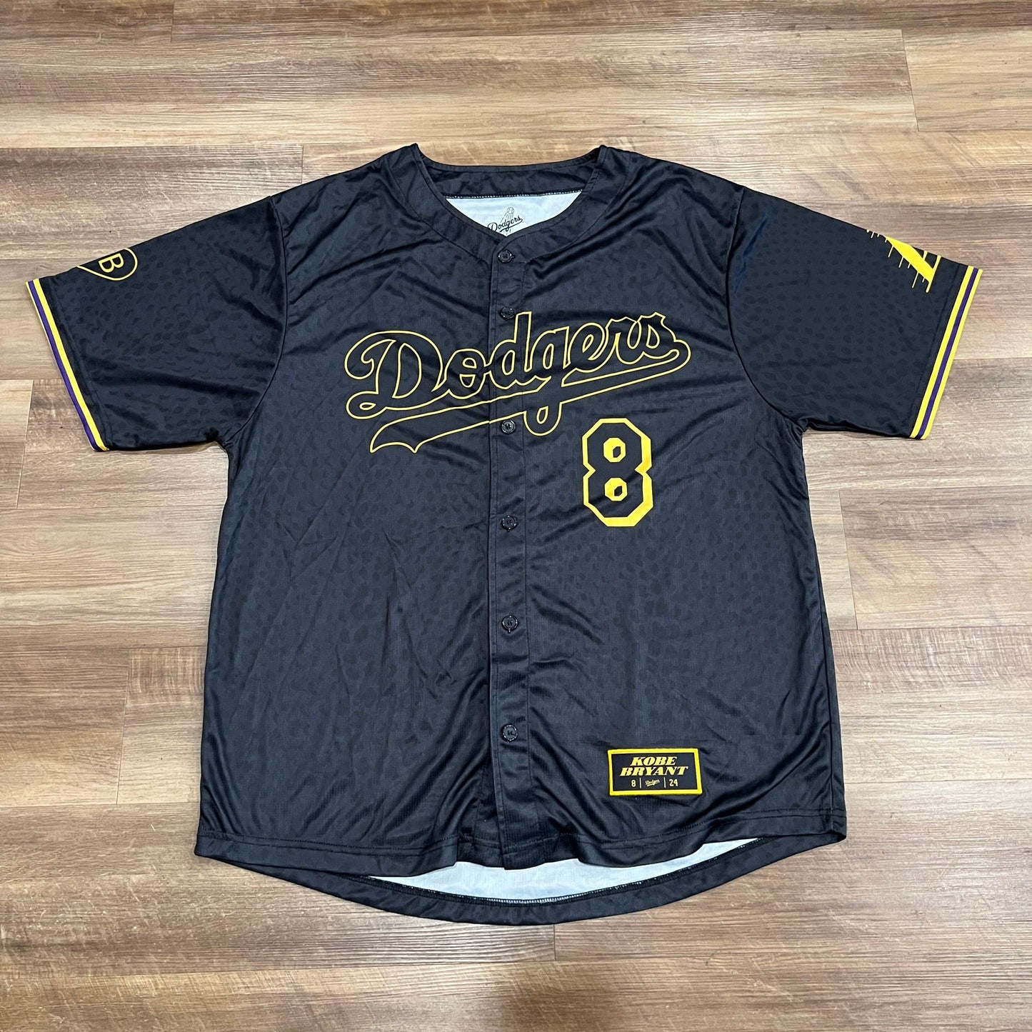 Dodgers Kobe Bryant 24 8 Baseball Jersey