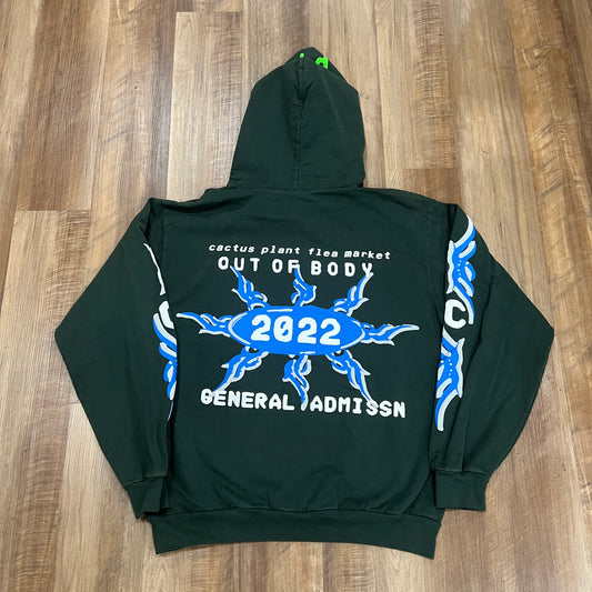 Cactus Plant Flea Market Coachella Weekend 2 Hoodie Green