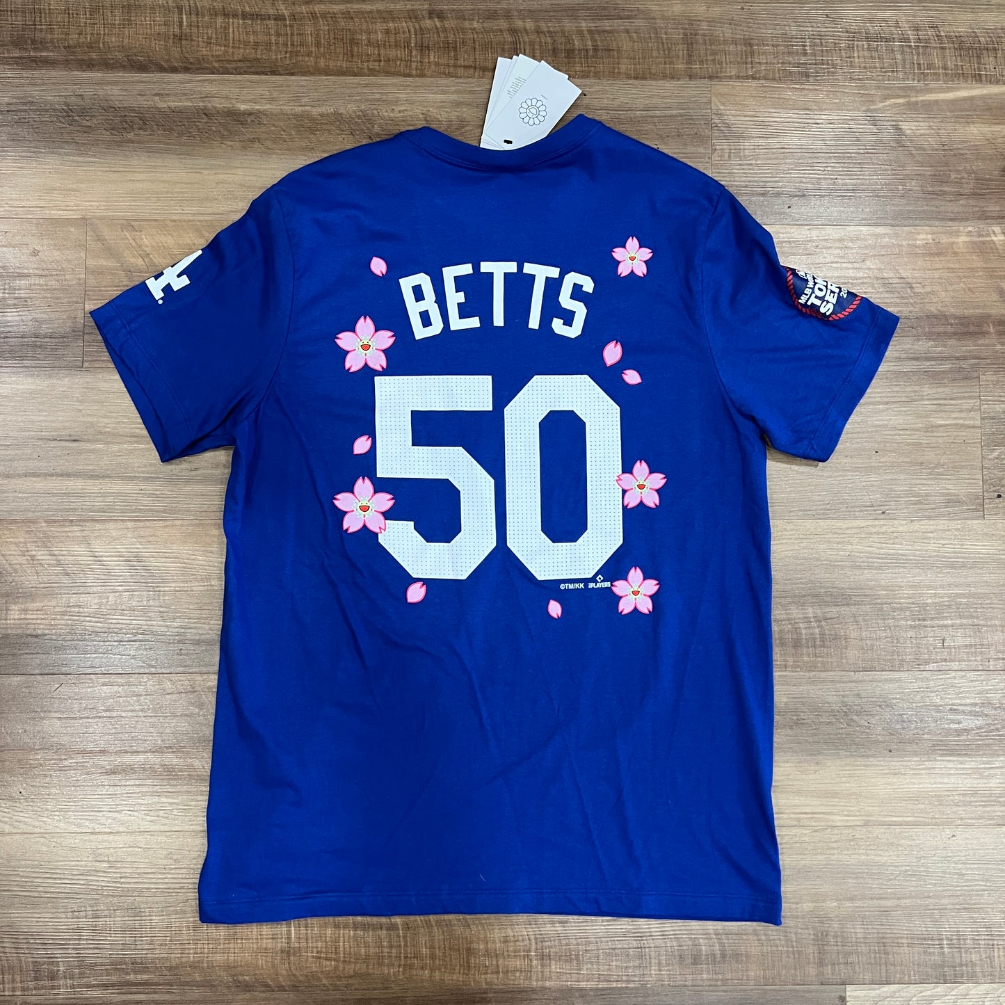 Nike x Takashi Murakami x MLB World Tour Tokyo Series 2025 Betts Dodgers Short-Sleeve Tee 'Blue'