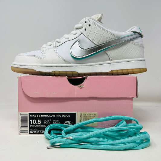 Nike SB Dunk Low Diamond Supply Co. White Diamond