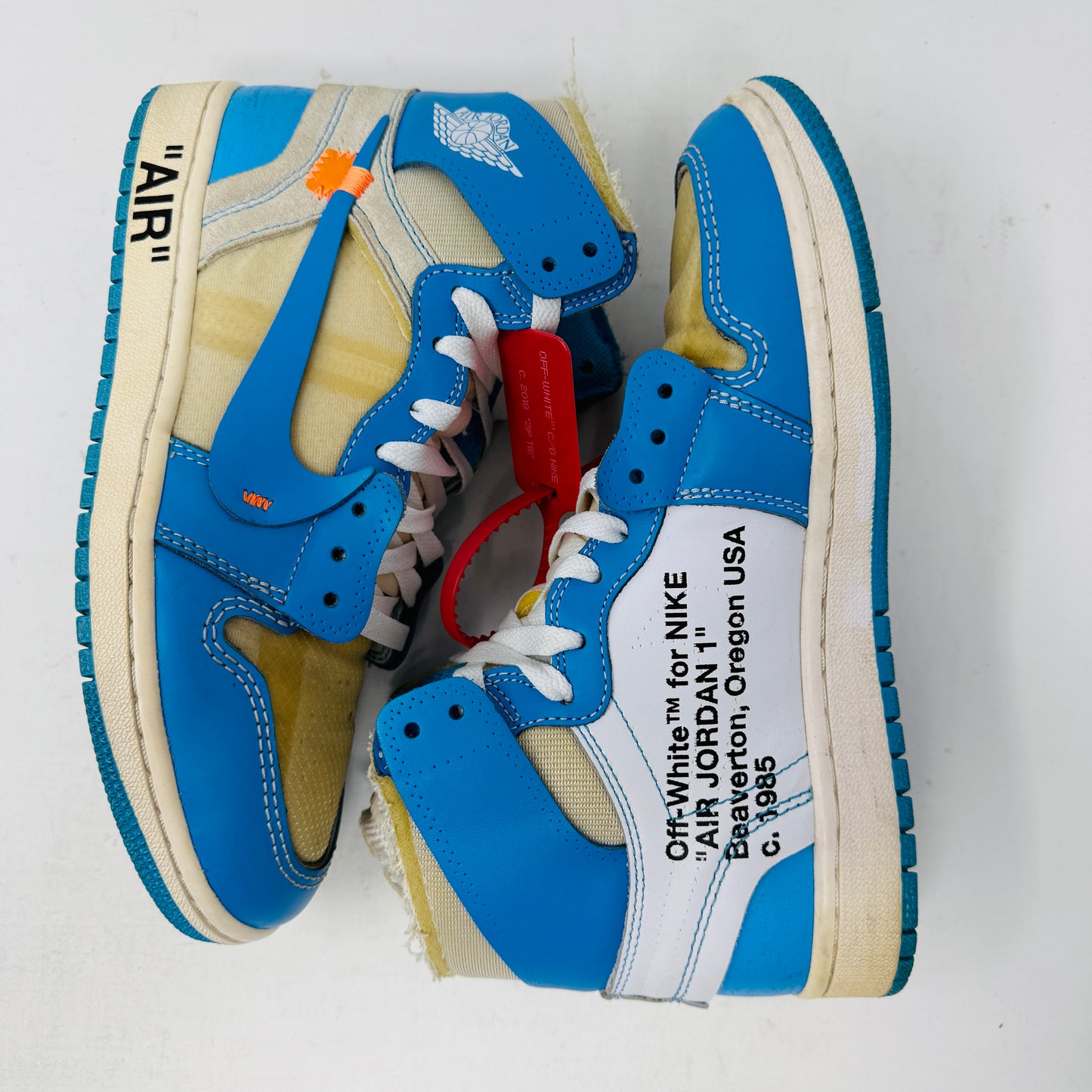 Jordan 1 Retro High Off-White University Blue