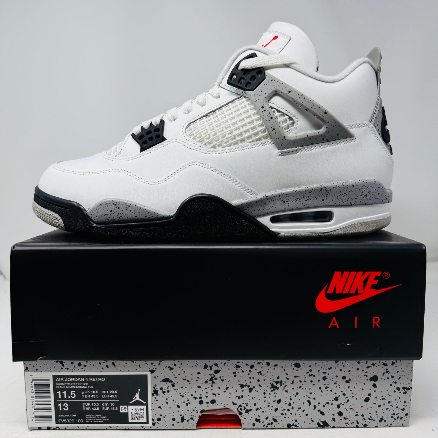 Jordan 4 Retro White Cement (2025)