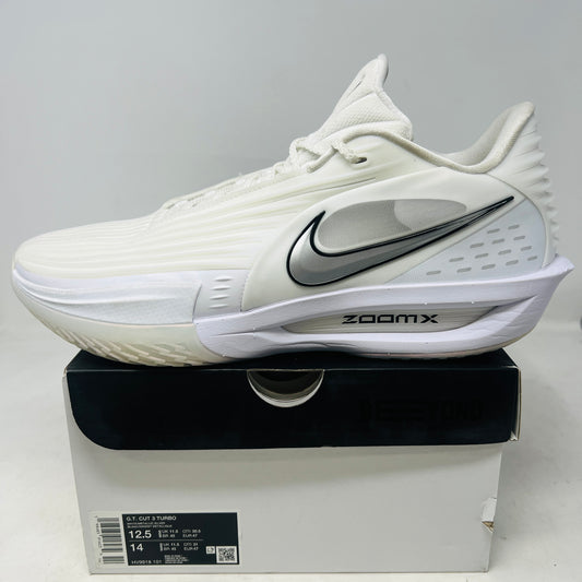 Nike Air Zoom GT Cut 3 Turbo White Metallic Silver