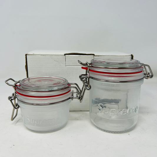 Supreme Jars (Set of 2) Clear