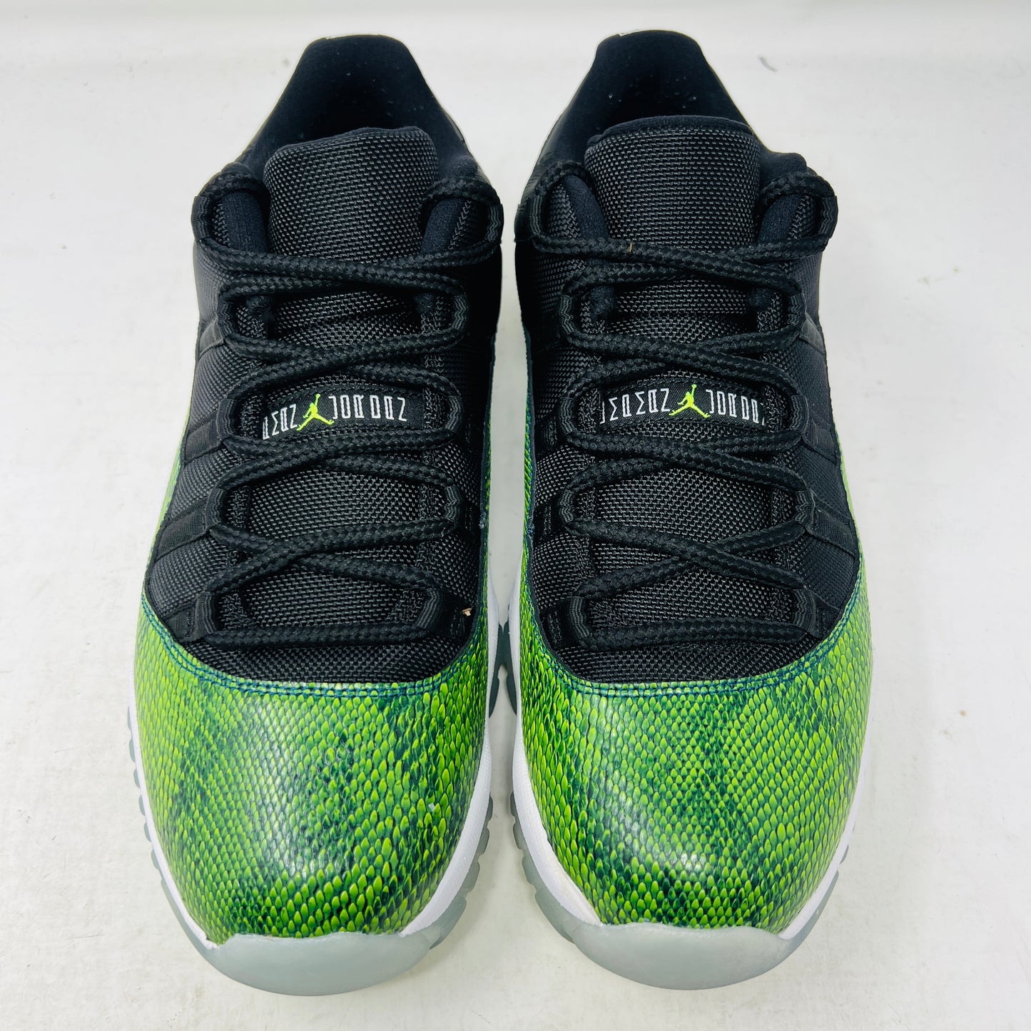 Jordan 11 Retro Low Green Snakeskin