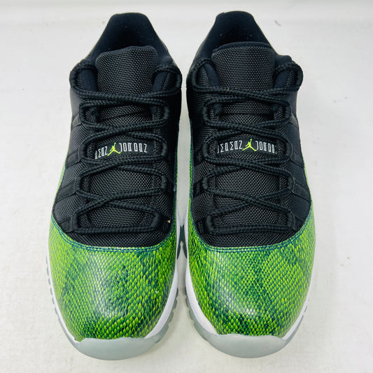 Jordan 11 Retro Low Green Snakeskin