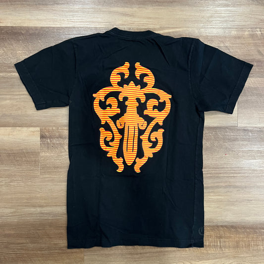 CHROME HEARTS STRIPPED DAGGER TEE BLACK
