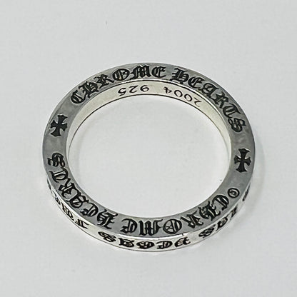 Chrome Hearts Las Vegas F You 3MM Spacer Ring Size 8.5 + Ball Chain