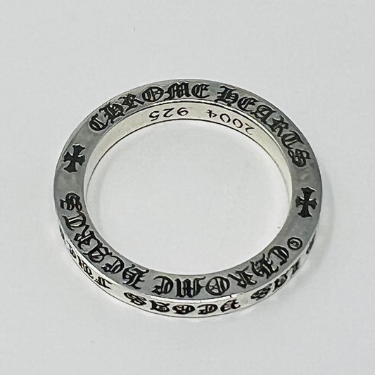 Chrome Hearts Las Vegas F You 3MM Spacer Ring Size 8.5 + Ball Chain