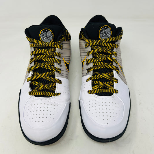 Nike Kobe 4 Protro White Black Del Sol