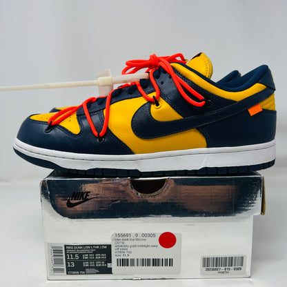 Nike Dunk Low Off-White University Gold