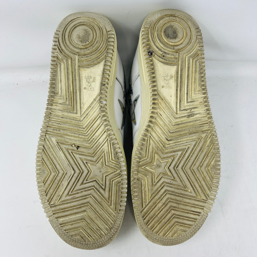 A Bathing Ape Bape Sta Low KAWS White Yellow Grey