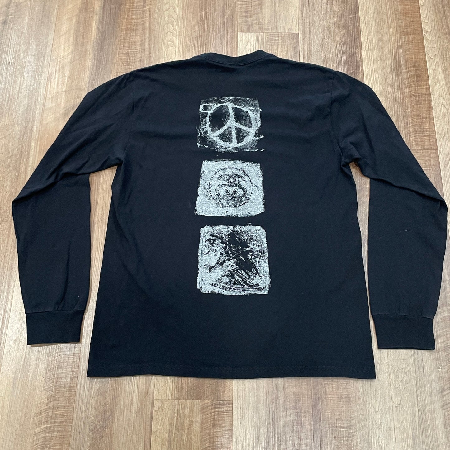 Stussy Mono L/S Tee Black