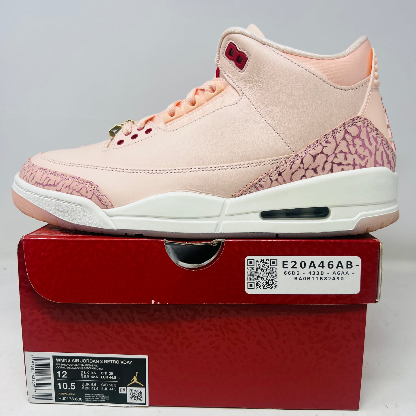 Jordan 3 Retro Valentine's Day Treat Yourself 2025
