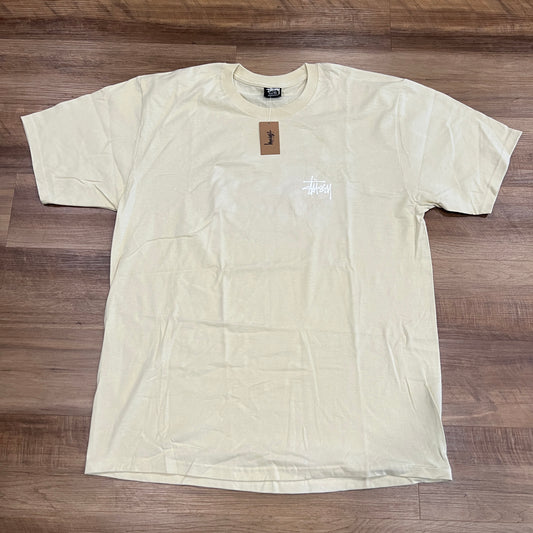 Stussy Basic Logo Tee 'Cream'