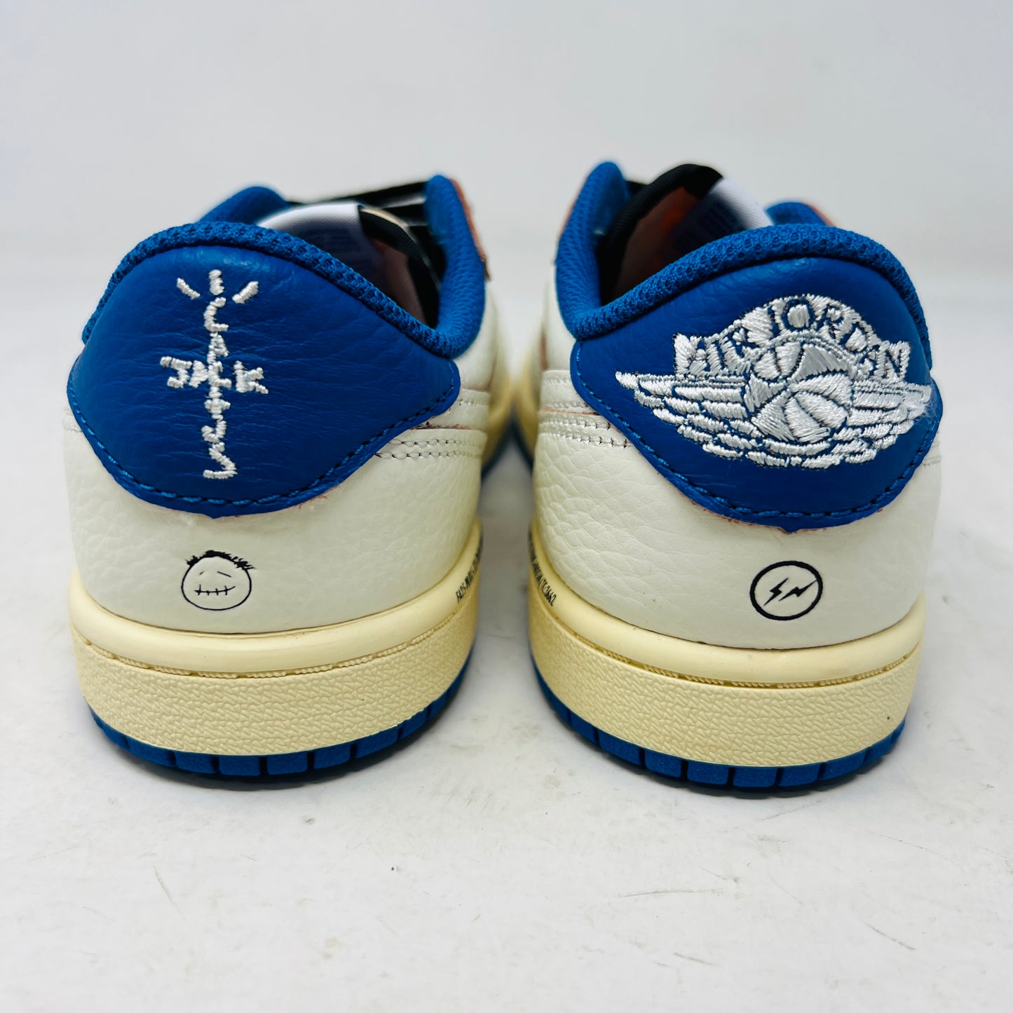 Jordan 1 Retro Low OG SP Fragment x Travis Scott Sail Military Blue (PS)