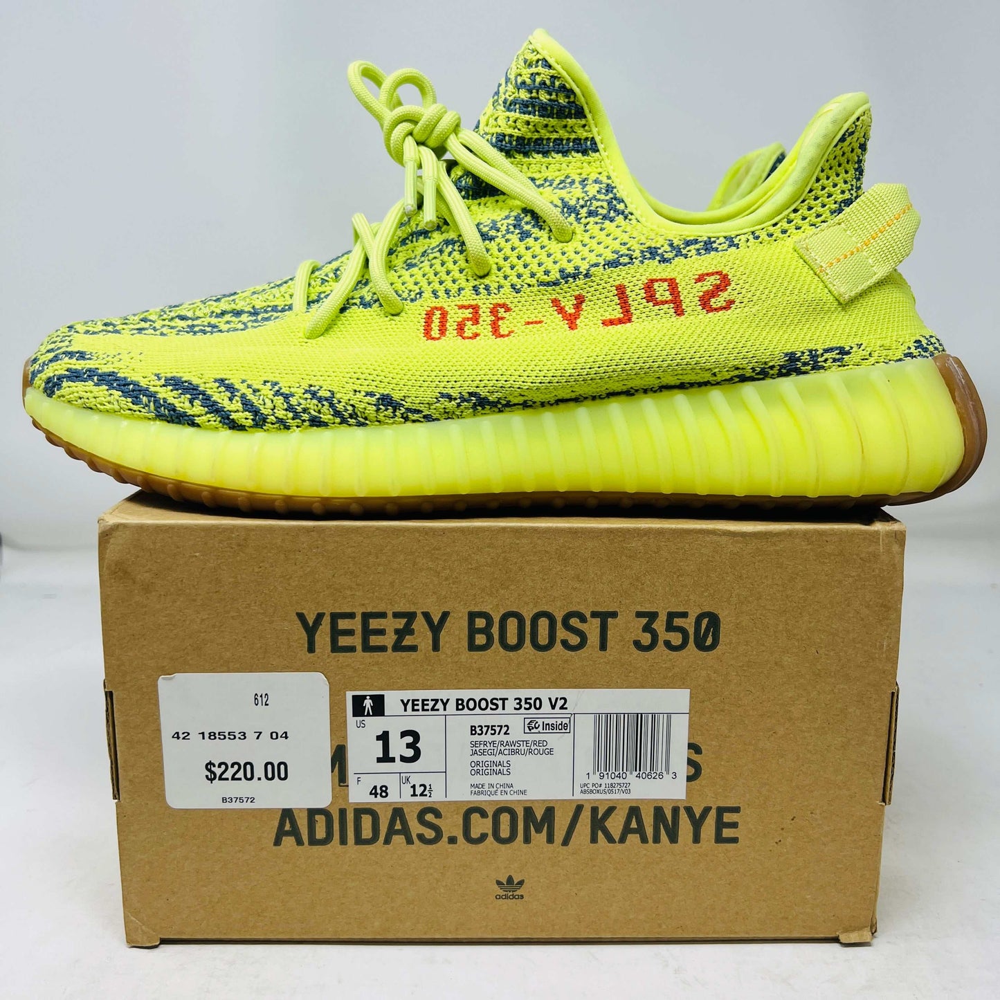 adidas Yeezy Boost 350 V2 Semi Frozen Yellow