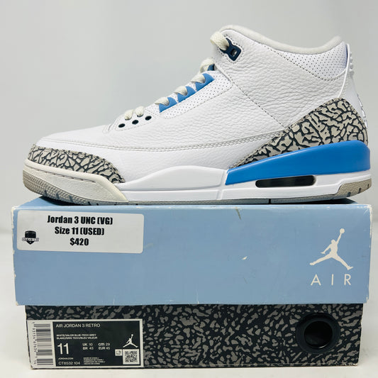 Jordan 3 Retro UNC (2020)