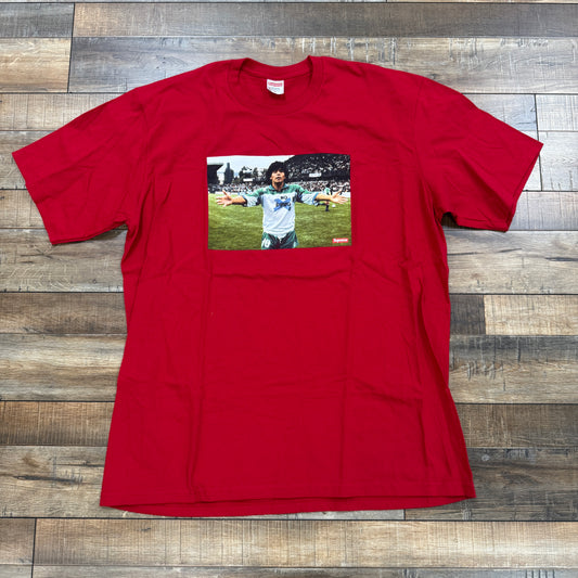 Supreme Maradona Tee Red