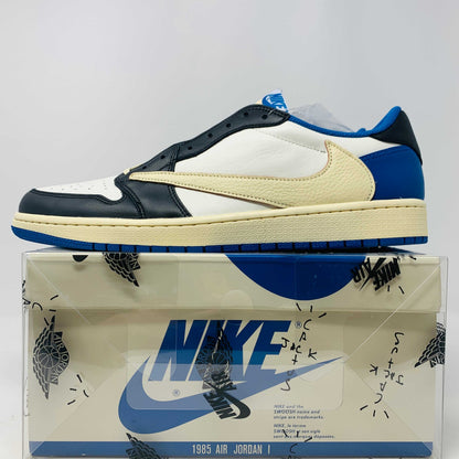 Jordan 1 Low Travis Scott x Fragment sneakers, brand new, 2021 release with extra laces.