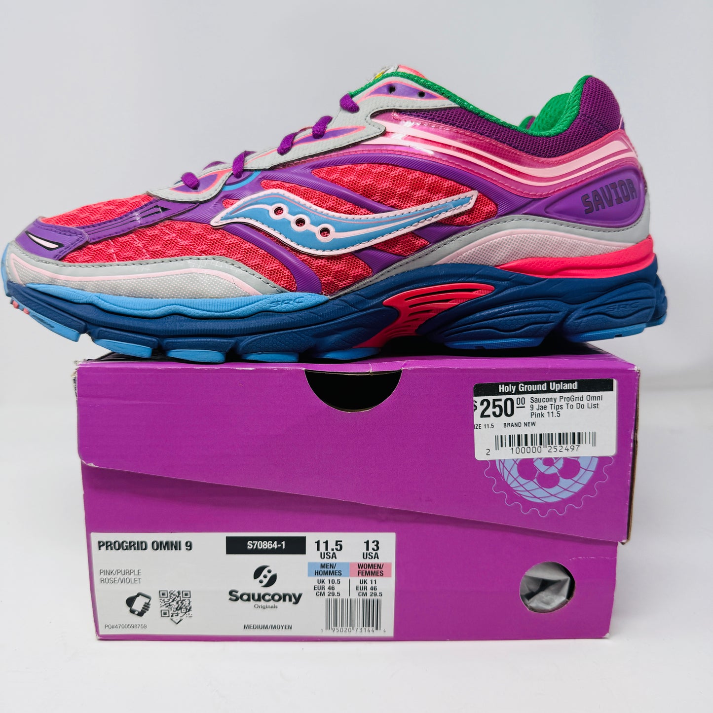 Saucony ProGrid Omni 9 Jae Tips To Do List Pink