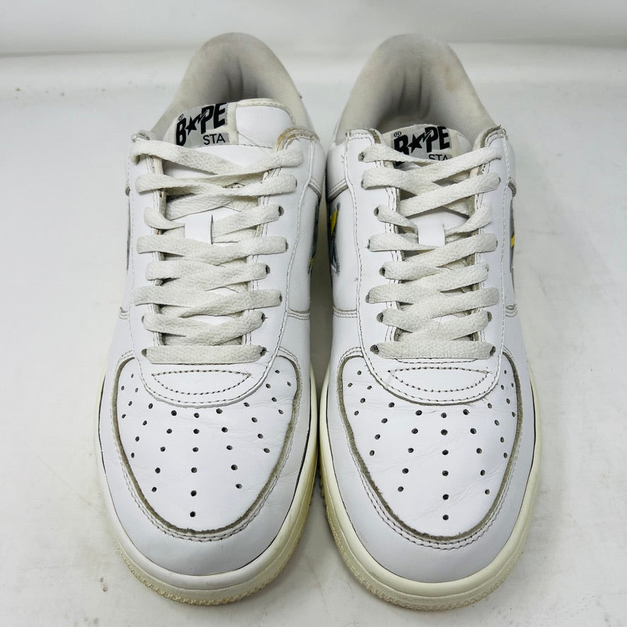 A Bathing Ape Bape Sta Low KAWS White Yellow Grey