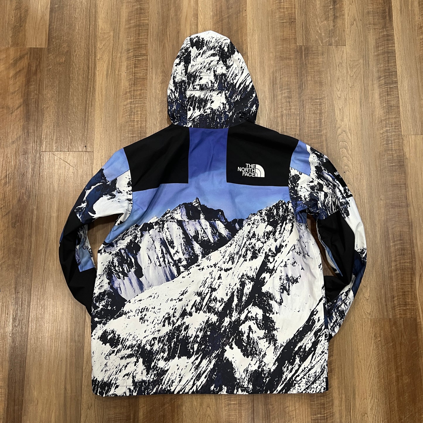 Supreme The North Face Mountain Parka Blue/White