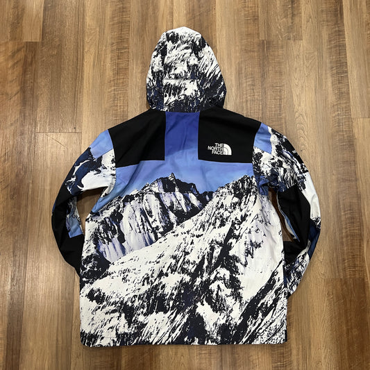 Supreme The North Face Mountain Parka Blue/White
