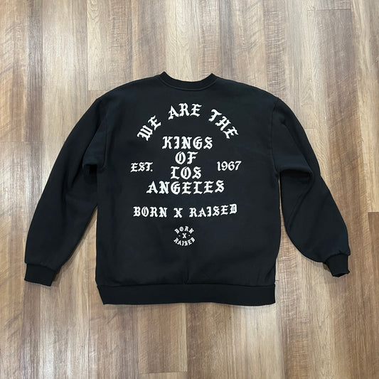 BORN X RAISED LA KINGS CREWNECK