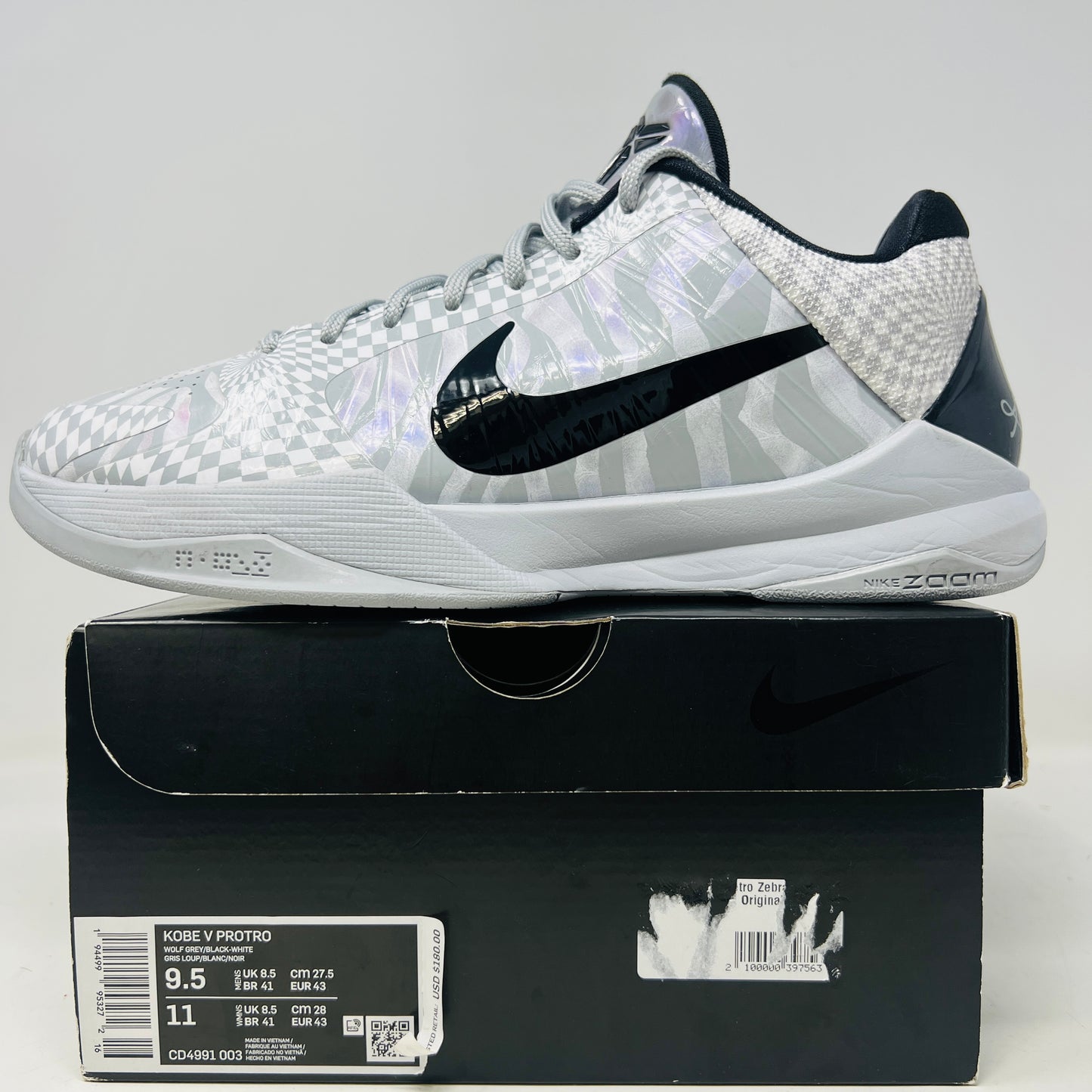 Nike Kobe 5 Protro Zebra PE