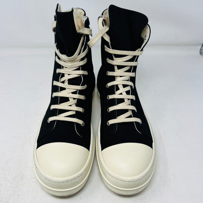 Rick Owens DRKSHDW High Top Black Milk
