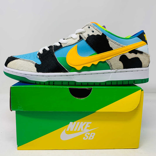 Nike SB Dunk Low Chunky Dunky sneakers, brand new, extra laces, 2020 model on colorful box.