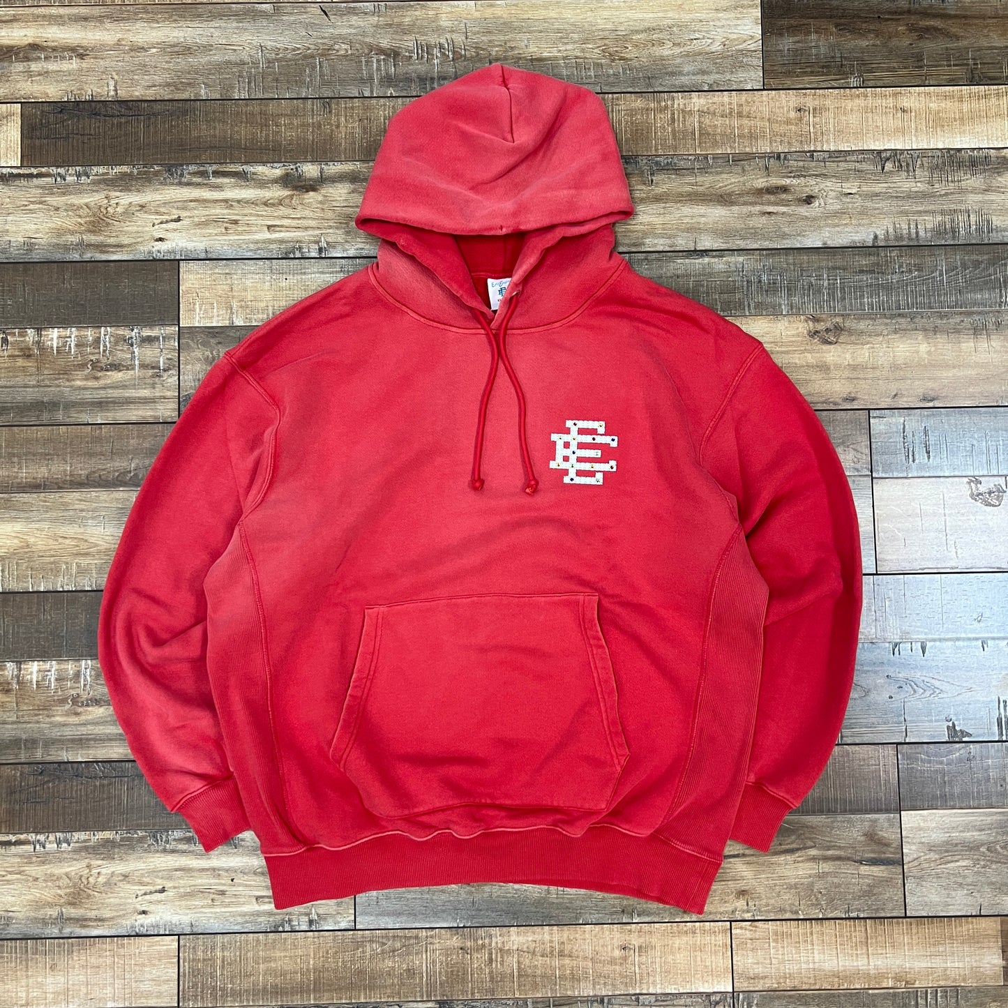 Eric Emanuel EE Basic/Core Studded Hoodie Red