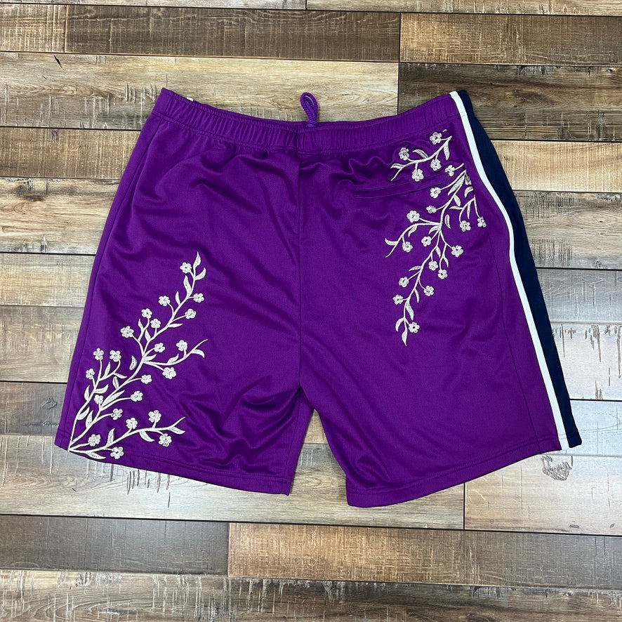 Supreme Floral Soccer Short Purple
