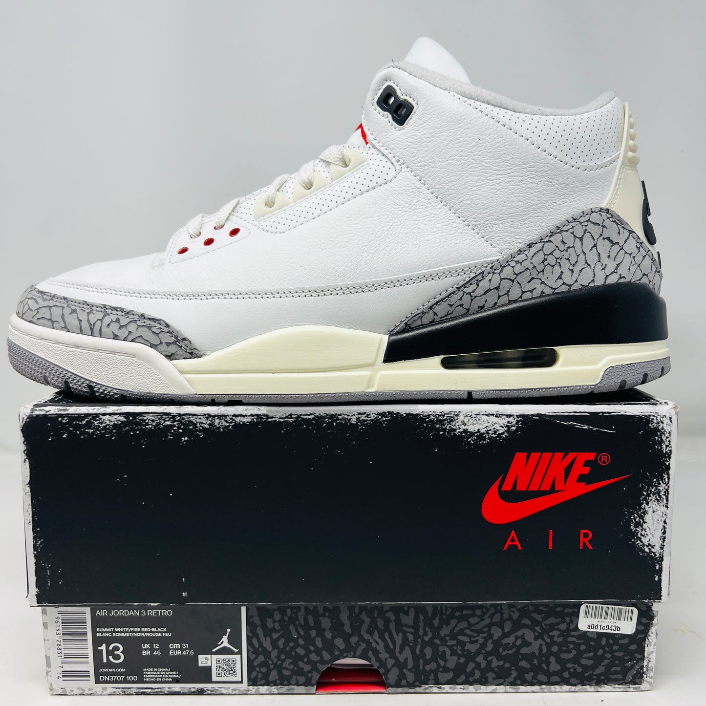Jordan 3 Retro White Cement Reimagined